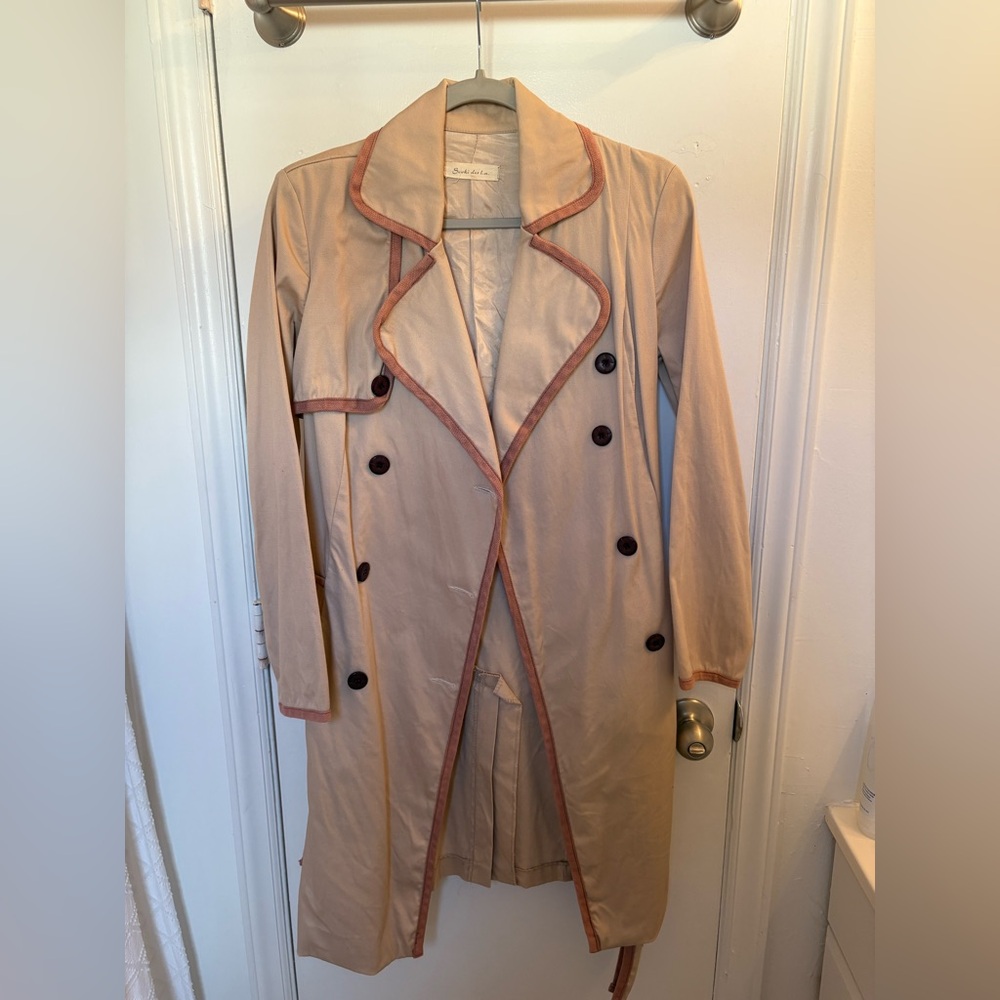 Vintage Tan Trench Coat